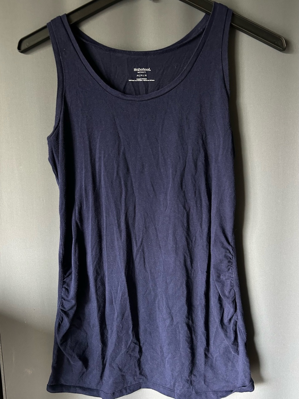 Motherhood Maternity Navy Scoop Neck Tank Top